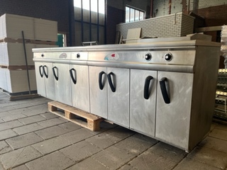 Horeca RVS frituurwand