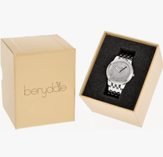 Ca. 12x Dameshorloge metalen schakelband kwartsuurwerk Berydale, BD702