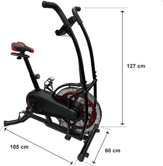 Air Bike Crosstrainer, luchtweerstand, 8 niveaus Wellactive