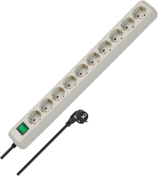 Ca. 28x Stekkerdoos met schakelaar 10-voudig 3m Brennenstuhl, Eco-Line