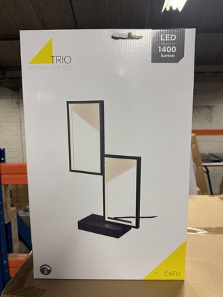 4x Design tafellamp Trio, CAFU, zwart