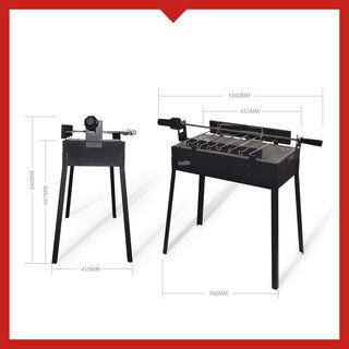 Barbecue met rotisserie Bruzzzler