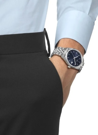 Tissot T-Classic Ballade herenhorloge met guilloche dial – Nieuw