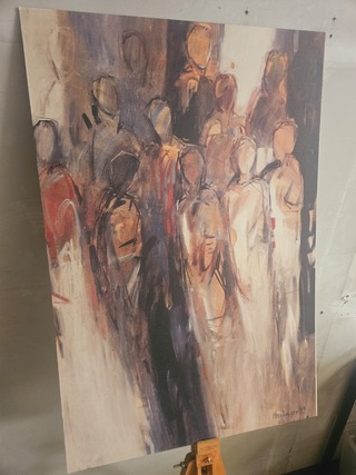 Kunstwerk van kunstenares Karin Haslinger – ”Begegnung III 1993”