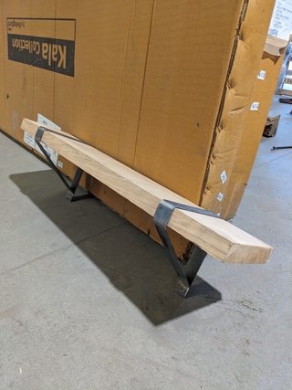 4x Eiken wandplank