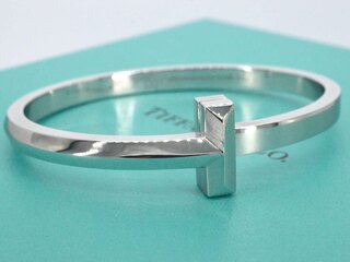 Tiffany & Co – Tiffany T witgouden armband