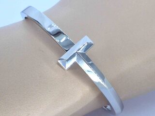 Tiffany & Co – Tiffany T witgouden armband