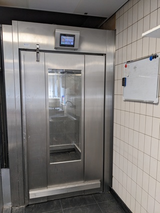 Inrij rijstkast met stoomluchtbevochtiger, Hebaco