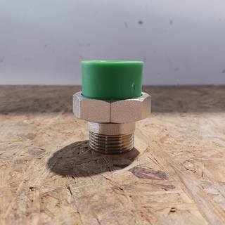 Ca. 80x Driedelige koppeling buitendraad 1 F x 32 mm PPR , Ifan, 2025