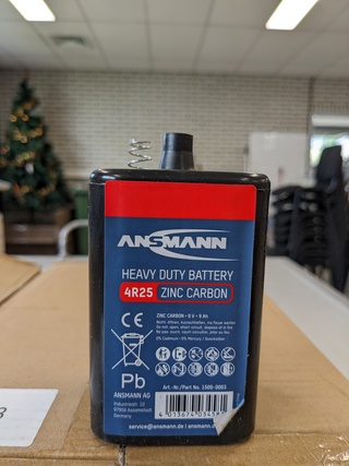 Ca. 30x Heavy duty batterij Ansman, 4R25