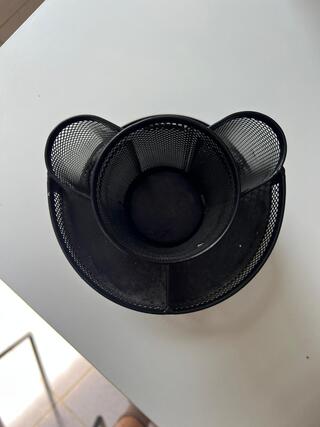 Black spinning sorter Rolodex, zwart