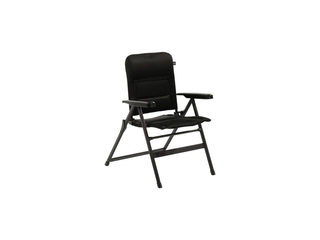 Travellife Barletta Campingstoel Comfort M Zwart - In 7 standen verste