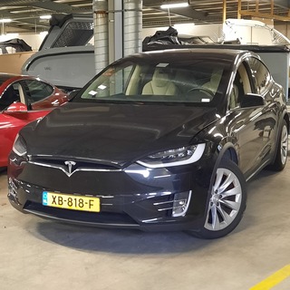 Personenauto Tesla, Model X 100D, zwart