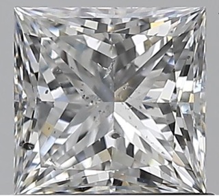 Diamant – 1.01 carat Prinses geslepen diamant met een HRD certificaat