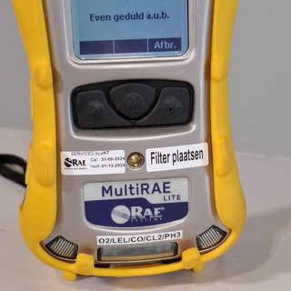 Gasmeter, RAE Systems, MultiRAE Lite