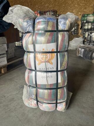Vintage Mexicaanse Deken Poncho’s – Baal van 60 stuks