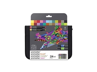 Winsor & Newton “ProMarker Marker Kit Assorti Kleuren Pak van 24