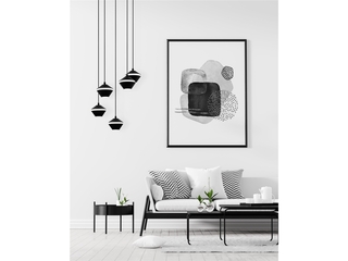 Eglo Perpigo  Hanglamp  GU10  Zwart