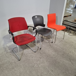 Partij diverse stoelen,  O.a Drabert