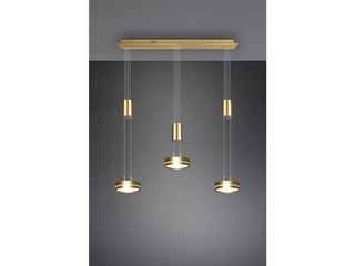 Trio leuchten Led Hanglamp 25W Warm Wit 3000K Dimbaar Rechthoek Zwart