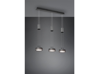 Trio Leuchten Led Hanglamp Franklin  Metaal Antraciet