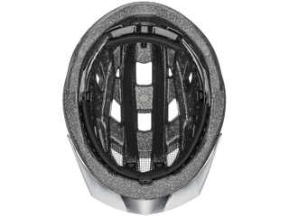 Uvex Air Wing CC Fietshelm Zwart/Zilver Mat  Unisex  maat 56-60