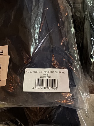 6x Heren shorts maat S Adidas, Speedbreaker Prime, navy
