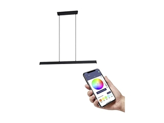 Eglo connect SimolarisZ Led Hanglamp 122cm  Zwart