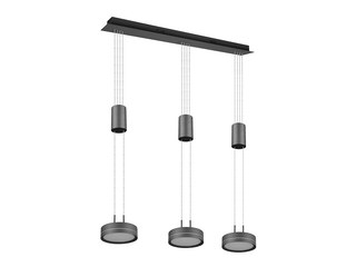 Trio Leuchten Led Hanglamp Franklin  Metaal Antraciet