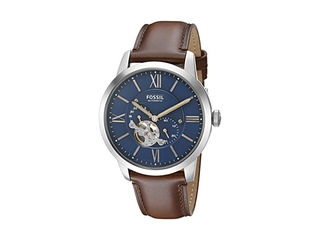 Fossil Herenhorloge ME3110 Townsman Automatic Bruin Leer