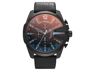 Diesel Mega Chief DZ4323 Herenhorloge 51 mm Zwart