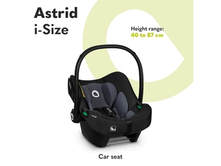 Lionelo Astrid iSize  Autostoeltje  Memory Foam  Hoogteinstelling van