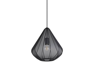 Eglo Dolwen Hanglamp  E27  335 cm  Zwart Textiel