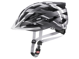 Uvex Air Wing CC Fietshelm Zwart/Zilver Mat  Unisex  maat 56-60