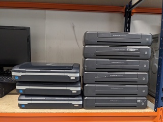 9x Mobiele printer, HP officejet 200 en HP officejet H470