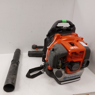 Bladblazer rugmodel benzine Husqvarna, 350BT, bouwjaar 2018