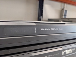 9x Mobiele printer, HP officejet 200 en HP officejet H470