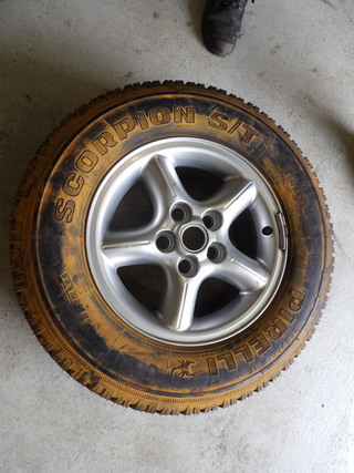 Ongebruikt reservewiel Lightning velg Land Rover Discovery Range Rover