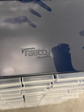 Ca. 44x Assortibox 72-ladig , Raaco, blauw