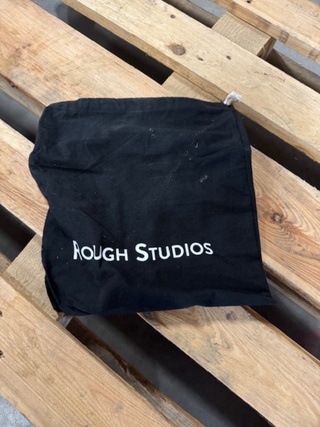 Partij dustbags/kledingzakken, Rough Studios, zwart