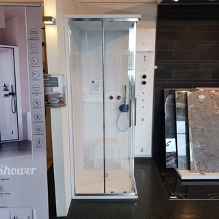 Showroom stoomcabine Glass, Aego