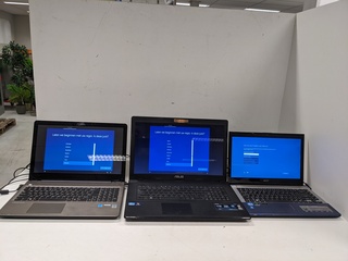 3x Laptop, Acer, Asus En Medion