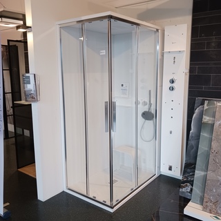 Showroom stoomcabine Glass, Aego