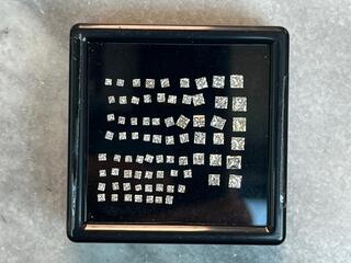Diamant – 2.01 carat echte natuurlijke prinses geslepen diamanten