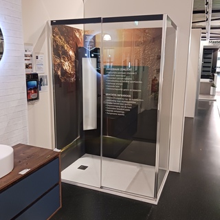 Showroom douchecabine met sunshower Duka / Sunshower, Acqua R5000