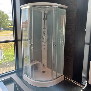 Showroom stoomcabine Glass