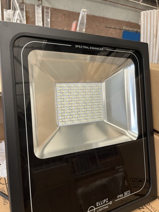 5x Led flood light/bouwlamp 80W 5700K IP66 Ellipz Lighting
