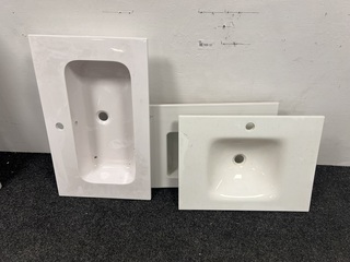 3x Meubel wastafels