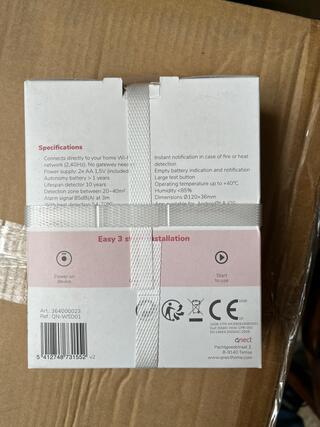 Ca. 20x Slimme rookdetector met wifi connectie qnect