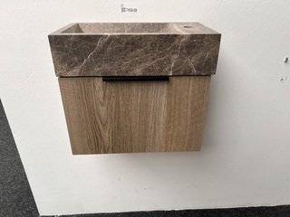 Toiletmeubel met marmer kom Thebalux